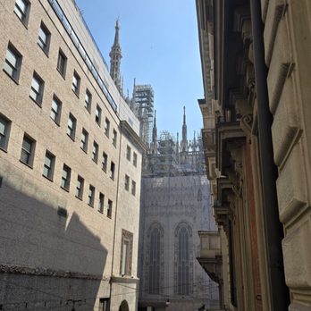 Straf Hotel - View of Duomo from the balcony - Hotels Near Me - Milan, Michigan