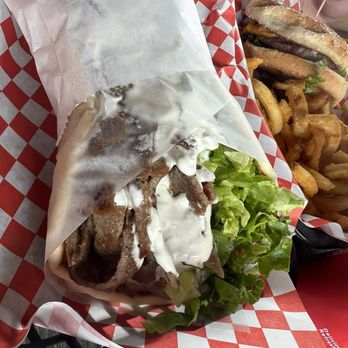 Falafel Flare - Gyro Wrap $12.99 - Mediterranean Near Me - Hayward, California Falafel Flare - Gyro Wrap $12.99 - Mediterranean Near Me - Hayward, California
