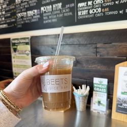 Beets Juice Bar - Coffee with hazelnut