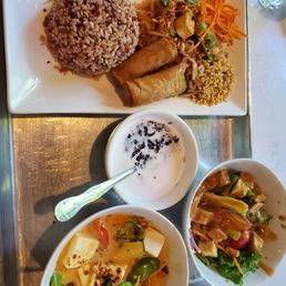 Lunch special with curry