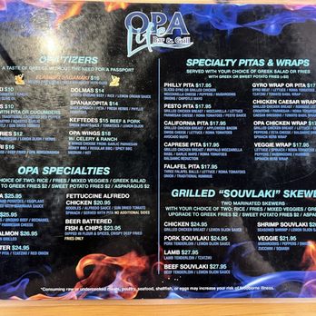 Opa Life Greek Cafe - Menu - Greek Near Me - Glendale, Arizona Opa Life Greek Cafe - Menu - Greek Near Me - Glendale, Arizona