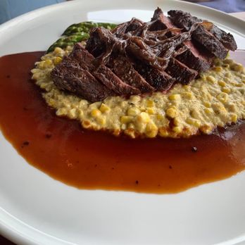 MIA Kitchen & Bar - Steak with cream corn - New American Near Me - Delray Beach, Florida MIA Kitchen & Bar - Steak with cream corn - New American Near Me - Delray Beach, Florida