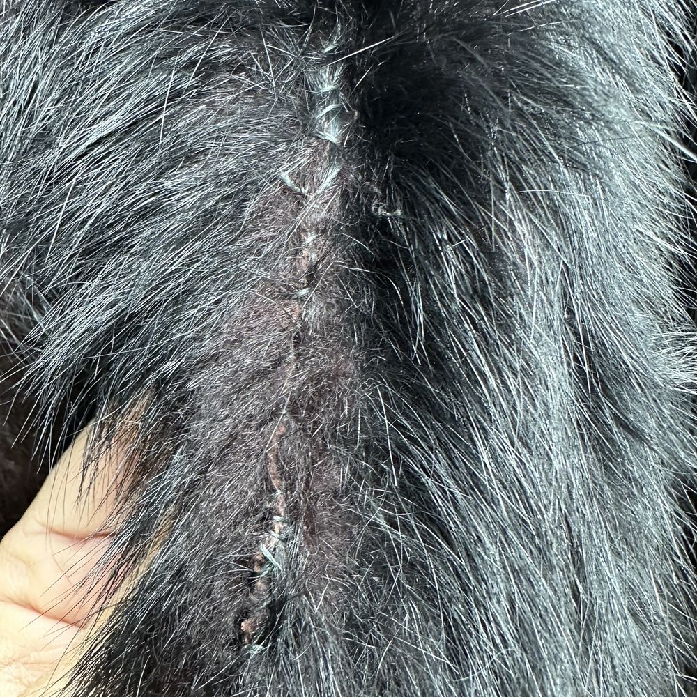 Plaza Cleaners - This is how they stitched a fur coat where the seam came apart. - Dry Cleaning Near Me - Redlands, California Plaza Cleaners - This is how they stitched a fur coat where the seam came apart. - Dry Cleaning Near Me - Redlands, California
