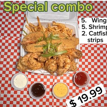 J&J Wings and Seafood - Katy - special combo - Chicken Wings Near Me - Katy, Texas J&J Wings and Seafood - Katy - special combo - Chicken Wings Near Me - Katy, Texas