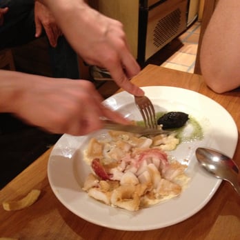 Casa Lucas - Squid-ink calamari -- pre-mixing - Tapas Bars Near Me - Madrid, M