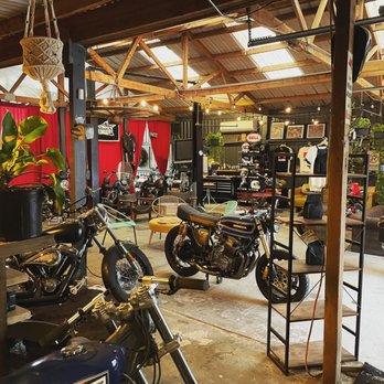 Wolfsmiths Coffee - motorcycles in a garage - Coffee & Tea Near Me - Houston, Texas Wolfsmiths Coffee - motorcycles in a garage - Coffee & Tea Near Me - Houston, Texas