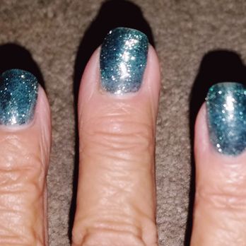 Today's Nails - Sparkly gel nails.   Strong and smooth! - Nail Salons Near Me - Anchorage, Alaska