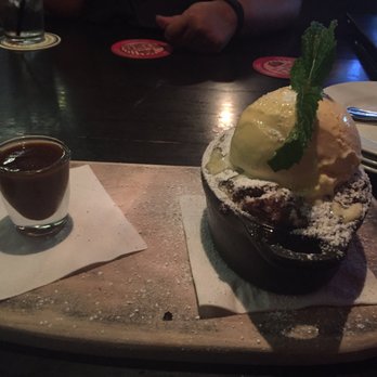 Morrison - Butterscotch bread pudding with vanilla ice cream and whiskey caramel sauce - Gastropubs Near Me - Los Angeles, California