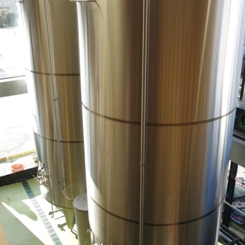 Hawkshead Brewery - Huge twin steel fermenting vessels - Breweries Near Me - Staveley, CMA