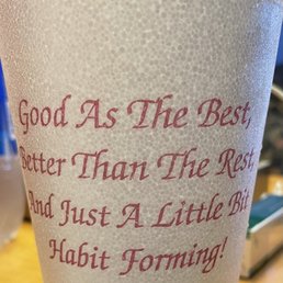Take out cups. Take out cups.