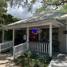 the front of the restaurant