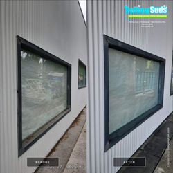 Rolling Suds - Removing dust, and grime--restoring your windows and walls to like-new condition.