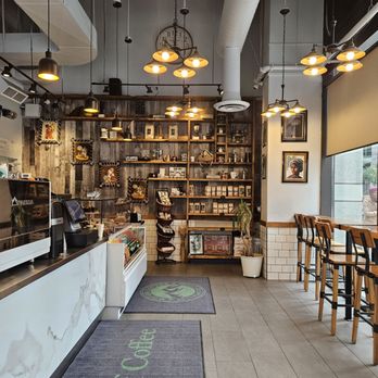 Mofer Coffee - the interior of a coffee shop - Coffee & Tea Near Me - Toronto, Ontario