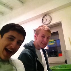 Viet Bites - This is my and my friend having the time of our lives at Viet Bites!!!!!!!!!