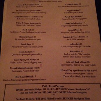 Baran's 2239 - Tonight menu - New American Near Me - Hermosa Beach, California Baran's 2239 - Tonight menu - New American Near Me - Hermosa Beach, California