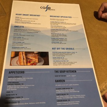 Cafe Aquarius - MENU - Cafes Near Me - Laughlin, Nevada