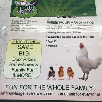 Tractor Supply - Sat. March 14, 5:00-6:00 pm. - Home & Garden Near Me - Newton, North Carolina Tractor Supply - Sat. March 14, 5:00-6:00 pm. - Home & Garden Near Me - Newton, North Carolina