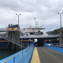 Walking onto the MV Leconte in Juneau... all aboard to Gustavus! Walking onto the MV Leconte in Juneau... all aboard to Gustavus!
