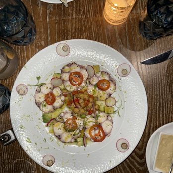 Naxos Estiatorio - Octopus Carpaccio - Pop-Up Restaurants Near Me - Woodland Park, New Jersey