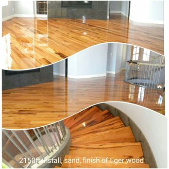 Hardwood Floor Essence - Tiger wood installation and finishing - Flooring Near Me Hardwood Floor Essence - Tiger wood installation and finishing - Flooring Near Me