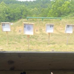John sevier Hunter Education Center - Pistol Range - 5,7,10, and probably 12.5 and 15m. Not sure about 20