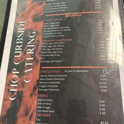 Chop Curbside Catering - Menu