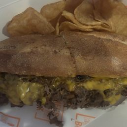 Sliced Ribeye Cheesesteak