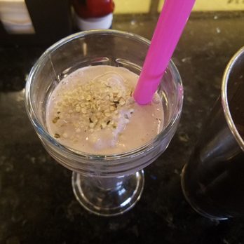 Silver Diner - Top of my Acai shake. - New American Near Me - Elkridge, Maryland