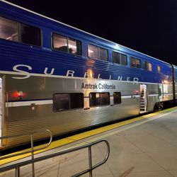 Amtrak Station IRV - South bound train on track 2