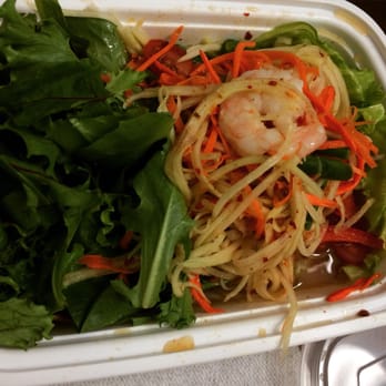Simply Thai - Papaya Salad + extra spicy - Thai Near Me - Northbrook, Illinois
