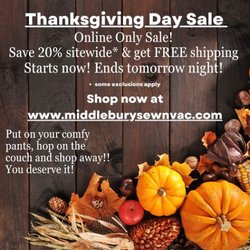 The Quilters' Corner at Middlebury Sew-N-Vac - Shop with us from home!! Almost everything on our website is on sale for 20% off. There are a few things excluded, like sewin...