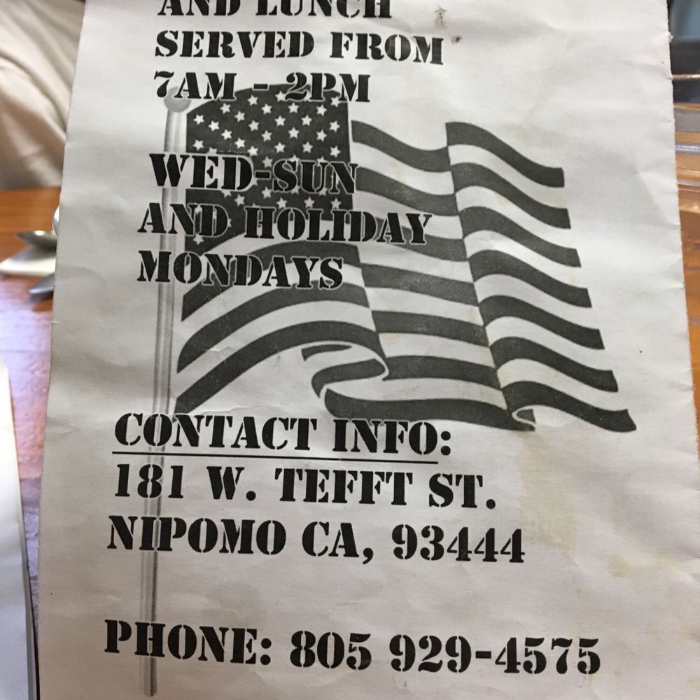 The Mayors Place - Menu cover of the best breakfast in the world - Breakfast & Brunch Near Me - Nipomo, California The Mayors Place - Menu cover of the best breakfast in the world - Breakfast & Brunch Near Me - Nipomo, California