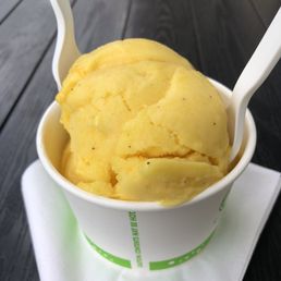 Lilikoi sorbet Lilikoi sorbet