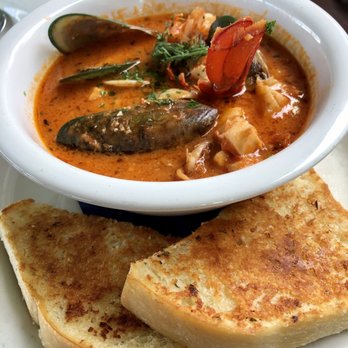 The Dutchie - Cioppino with Parmesan bread - Seafood Near Me - Morro Bay, California The Dutchie - Cioppino with Parmesan bread - Seafood Near Me - Morro Bay, California