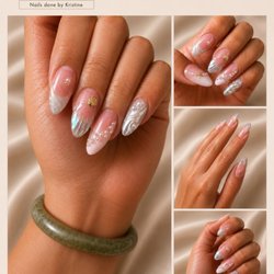 My beautiful sea nails done by Kristine