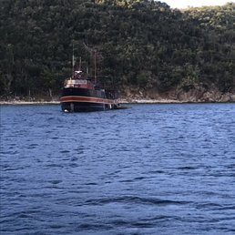 Waking up with the Willy T off Peter Island Waking up with the Willy T off Peter Island