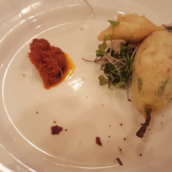 Becco - Veel and richota stuffed zuchinni blossom... - Italian Near Me - New York, New York Becco - Veel and richota stuffed zuchinni blossom... - Italian Near Me - New York, New York