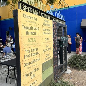 Holbox - The way that Holbox doesn't need to even be on the food hall sign - Latin American Near Me - Los Angeles, California