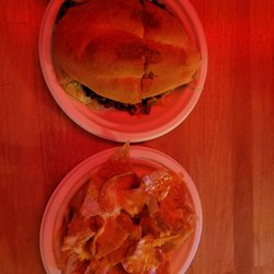 Chips and cheese, chorizo torta