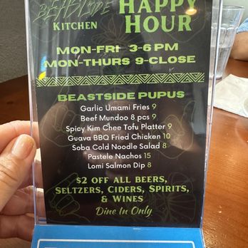 Beastside Kitchen - Happy hour - Seafood Near Me - Honolulu, Hawaii