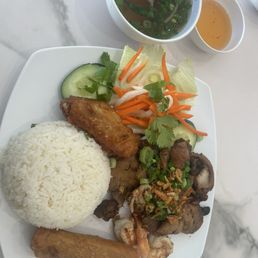 Chicken rice plate Chicken rice plate