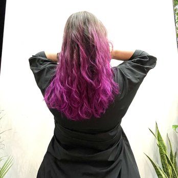 Apotheca Lux Salon - My vibrant ombré hair by Irene - Barbers Near Me - Austin, Texas