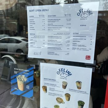 Offline Coffee - Menu - Coffee & Tea Near Me - Seattle, Washington