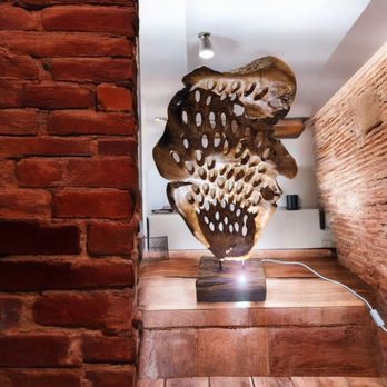 Noble and Rustic - #teakwood #flooring #night #lamp - Furniture Stores Near Me - Hollywood , Florida