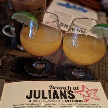 Julians - Mango Mimosa - New American Near Me - Providence, Rhode Island Julians - Mango Mimosa - New American Near Me - Providence, Rhode Island
