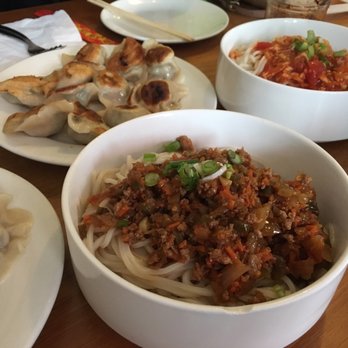 Palace Dumplings - Spicy Noodles with Gravy Radish , Onion and Pork - Chinese Near Me - Wappingers Falls, New York