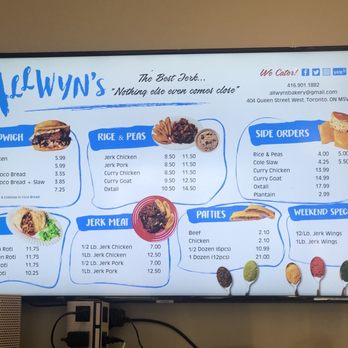 Allwyn's Bakery - Menu - Caribbean Near Me - Toronto, Ontario Allwyn's Bakery - Menu - Caribbean Near Me - Toronto, Ontario