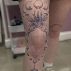 Pink lightning Tattoo - Tattoo By Caroline