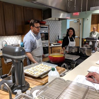 Salud Cooking School - Divine Doughnuts with Dutch Monkey cooking class with co-founders, co-owners, and chefs Martin Burge and Arpana Satyu-Burge. - Cooking Schools Near Me - Alpharetta, Georgia Salud Cooking School - Divine Doughnuts with Dutch Monkey cooking class with co-founders, co-owners, and chefs Martin Burge and Arpana Satyu-Burge. - Cooking Schools Near Me - Alpharetta, Georgia