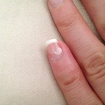 Aqua Nail Salon - My shellac manicure PEELING 48 hours after getting it done!!!!! (SAD!!!!!!!) - Nail Salons Near Me - Burlingame, California